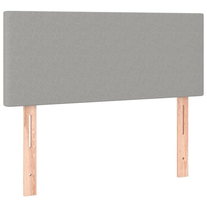Vidaxl Stilvolles Kopfteil für Bett 90x78/88 cm in Lichtgrau - bis zu 51% sparen