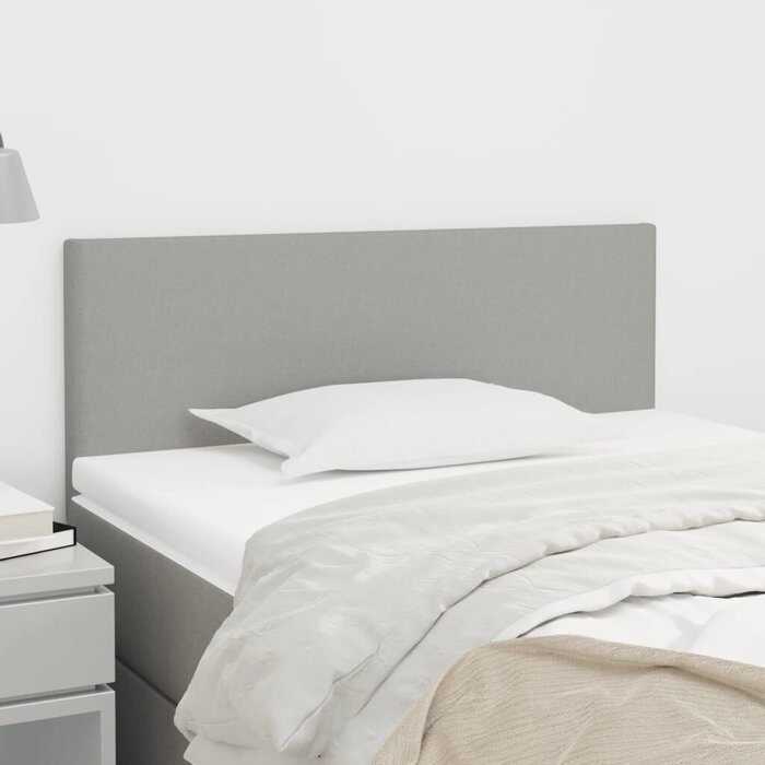 Vidaxl Stilvolles Kopfteil für Bett 90x78/88 cm in Lichtgrau - bis zu 51% sparen