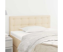 Vidaxl Stoff Bettkopfteil 80x5x78/88 cm Creme - bis zu 52% Rabatt