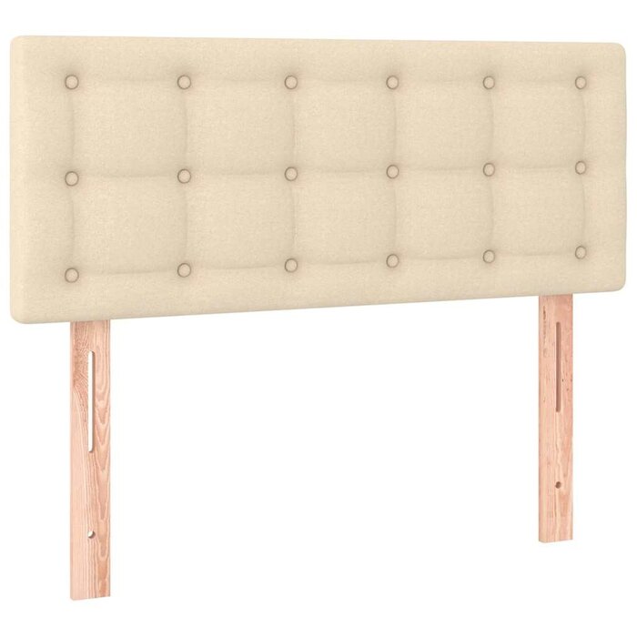 Vidaxl Stoff Bettkopfteil 80x78/88 cm Creme - Jetzt bis zu 48% reduziert