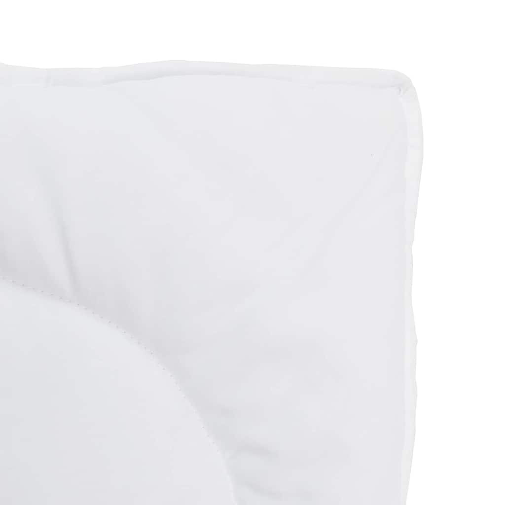 Vidaxl Gemütliche Steppbettdecke 135x200 cm - Weiß - bis zu 45% sparen!