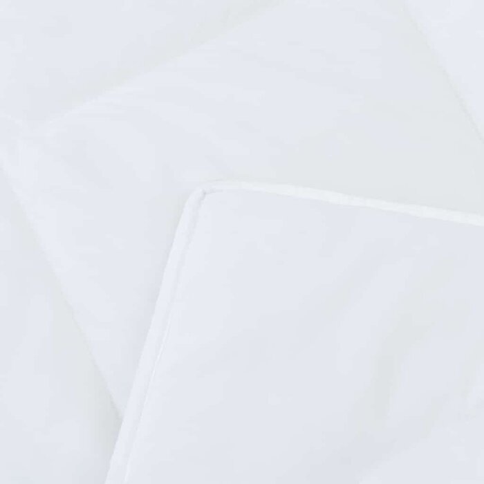 Vidaxl Gemütliche Steppbettdecke 135x200 cm - Weiß - bis zu 45% sparen!
