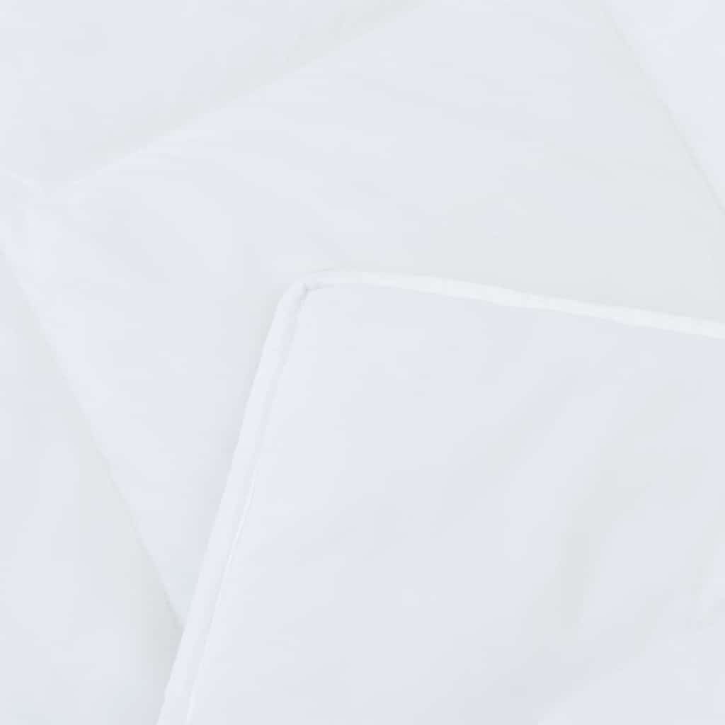 Vidaxl Gemütliche Steppbettdecke 135x200 cm - Weiß - bis zu 45% sparen!