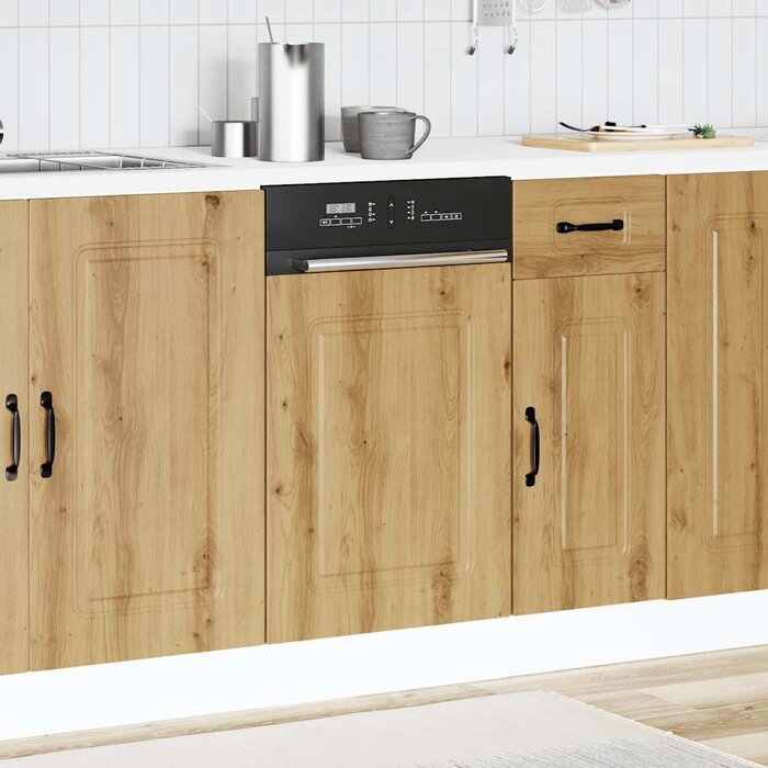 Vidaxl Geschirrspülerfront Kalmar 45x67 cm Artisan-Eiche - bis zu 46% sparen