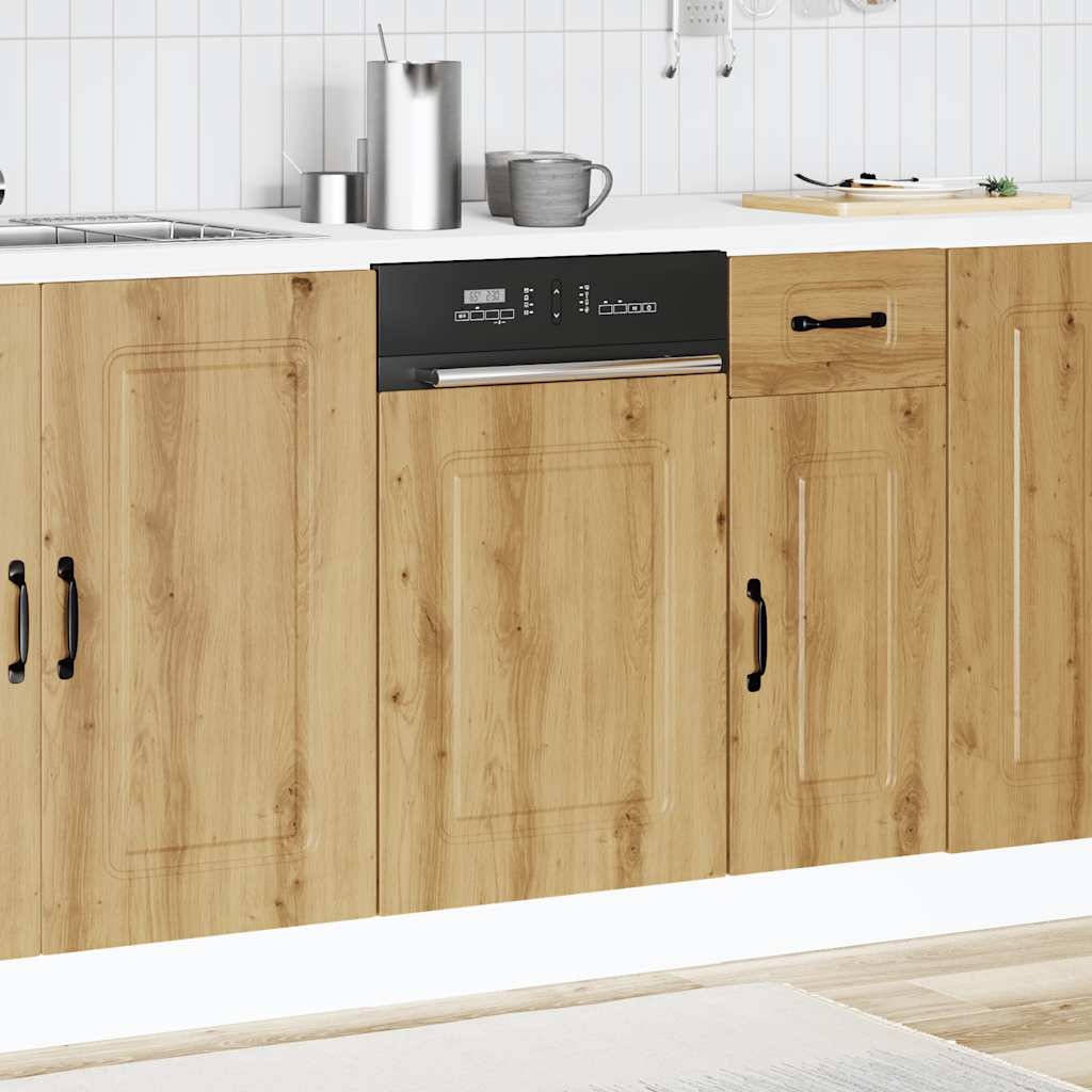 Vidaxl Geschirrspülerfront Kalmar 45x67 cm Artisan-Eiche - bis zu 46% sparen
