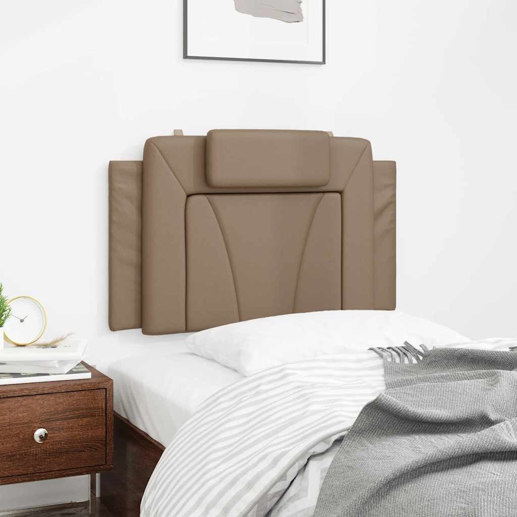 Vidaxl Gepolstertes Kopfkissen für 90 cm Betten, Cappuccino - bis zu 32% reduziert