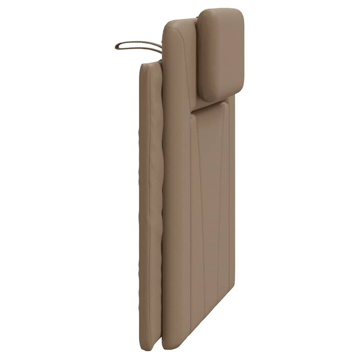 Vidaxl Gepolstertes Kopfkissen für 90 cm Betten, Cappuccino - bis zu 32% reduziert