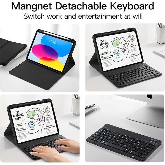 Tastaturhülle für iPad 10. Gen 10,9 Zoll - QWERTZ - bis zu 27% Rabatt