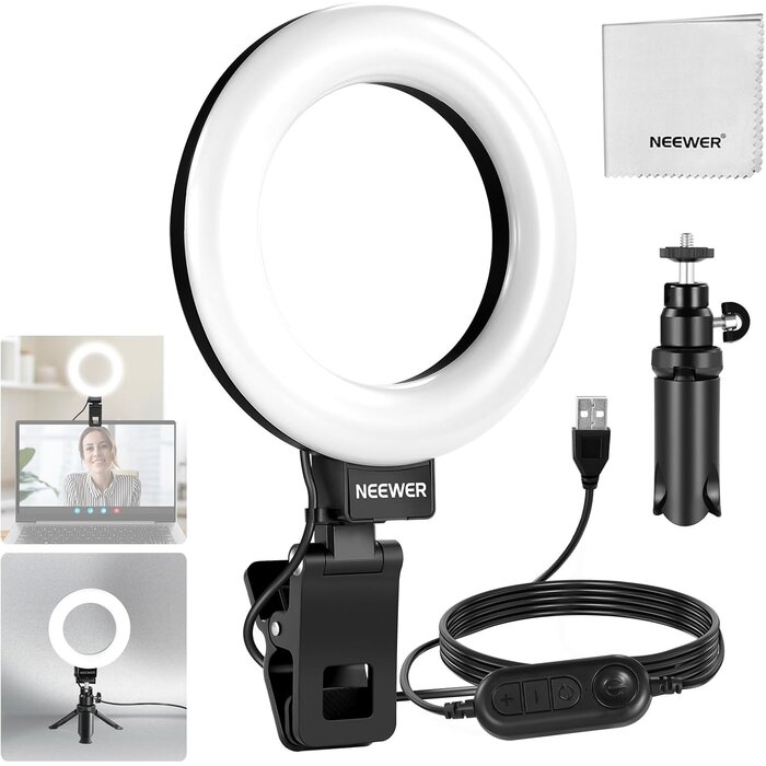 5 Zoll LED-Ringlicht für Videokonferenzen - Bis zu 31% Rabatt