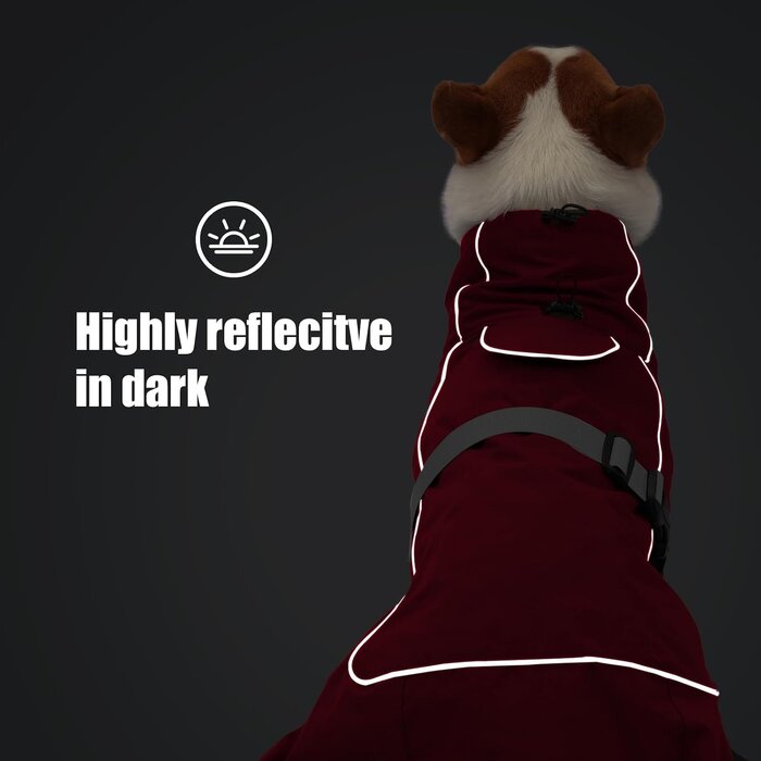 Wasserdichte Hundejacke mit Fleece - Bis zu 27% Rabatt