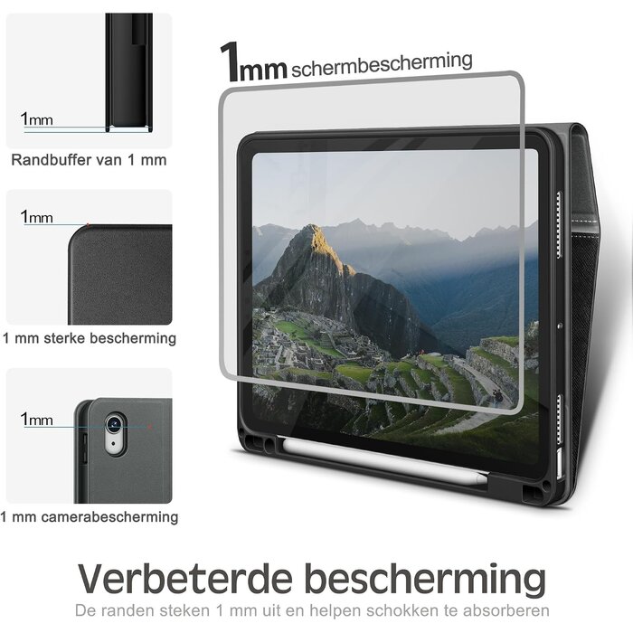 Schutzhülle für iPad Air 4/5 10,9 Zoll - veganes Leder - bis zu 32% reduziert