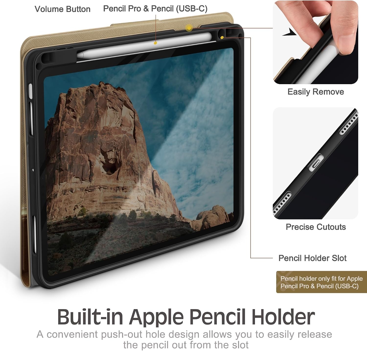 iPad Air Schutzhülle 11" & 10,9" - Edles Kunstleder Case - bis zu 28% sparen