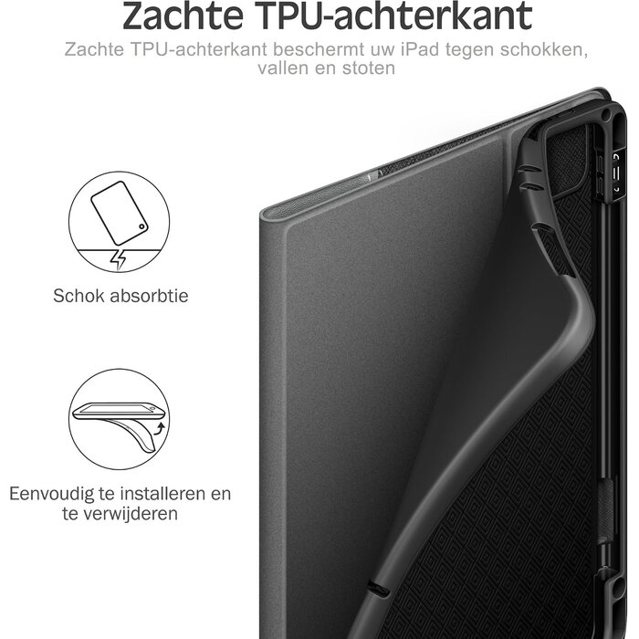 iPad Pro 11 Zoll Schutzhülle mit Stiftehalter - Schwarz - bis zu 28% Rabatt