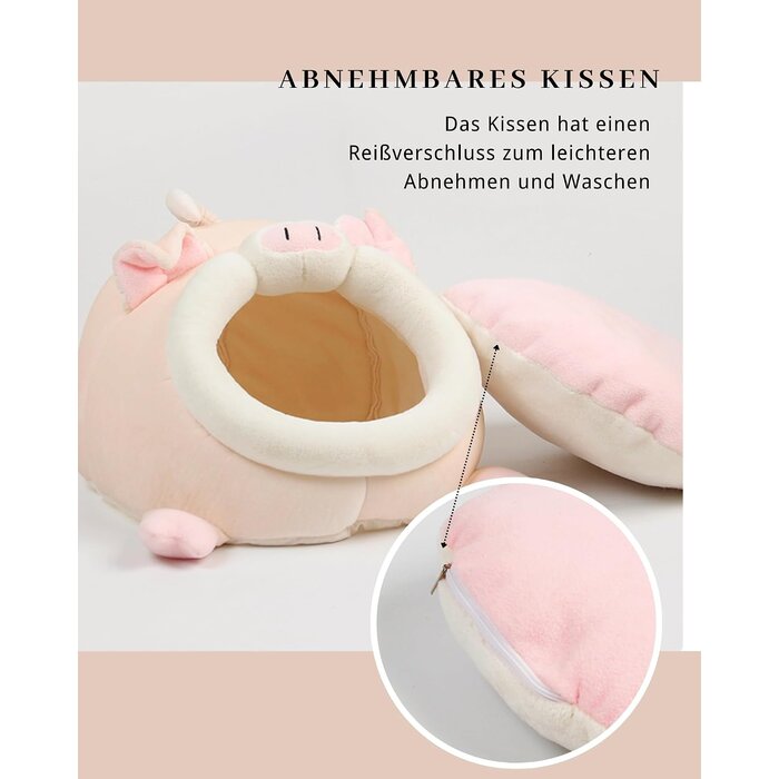 Gemütliche Kleintier-Höhle Schwein-Design, L - Bis zu 27% Rabatt
