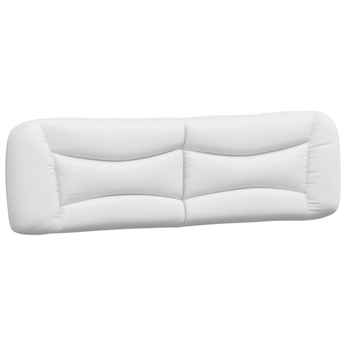 Vidaxl Luxuriöses Kopfkissen für Bett Hvar, 193 cm, Weiß - bis zu 48% günstiger