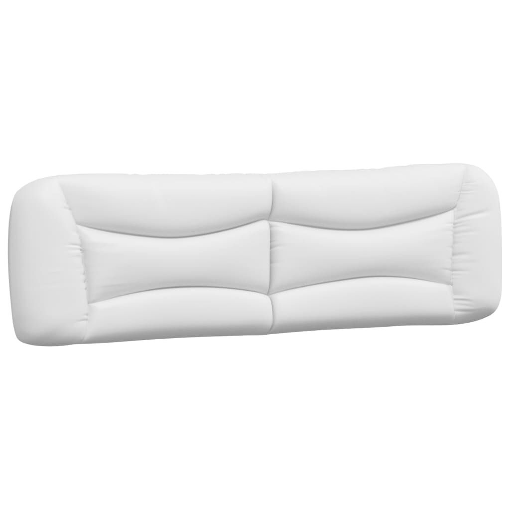 Vidaxl Luxuriöses Kopfkissen für Bett Hvar, 193 cm, Weiß - bis zu 48% günstiger