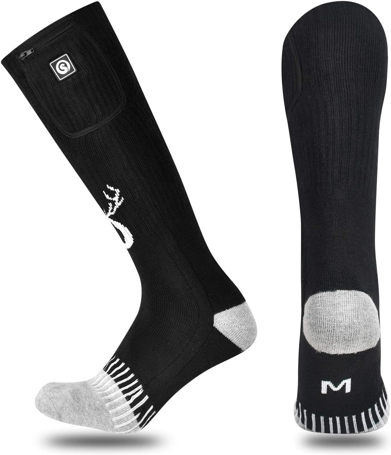 Beheizbare Socken - Elektrisch mit 7,4V Akku - Schwarz - Bis zu 34% Rabatt