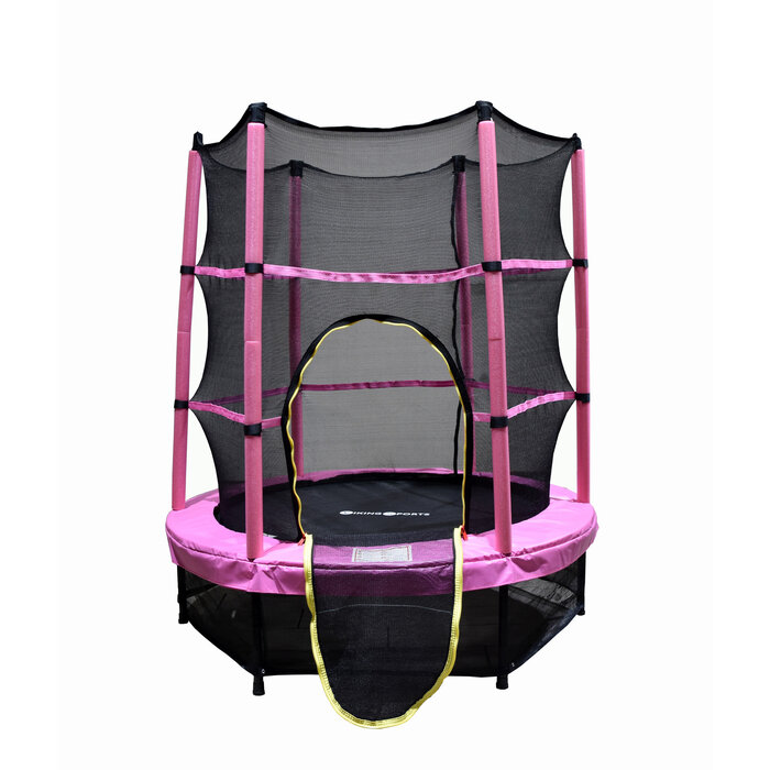 Viking Choice Kindertrampolin 140 cm in Rosa - Sicherer Spielspaß mit bis zu 32% Rabatt