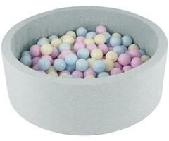 Viking Choice Stilvolles Bällebad Grau 90x30 cm inkl. 150 Bällen - jetzt bis zu 29% sparen