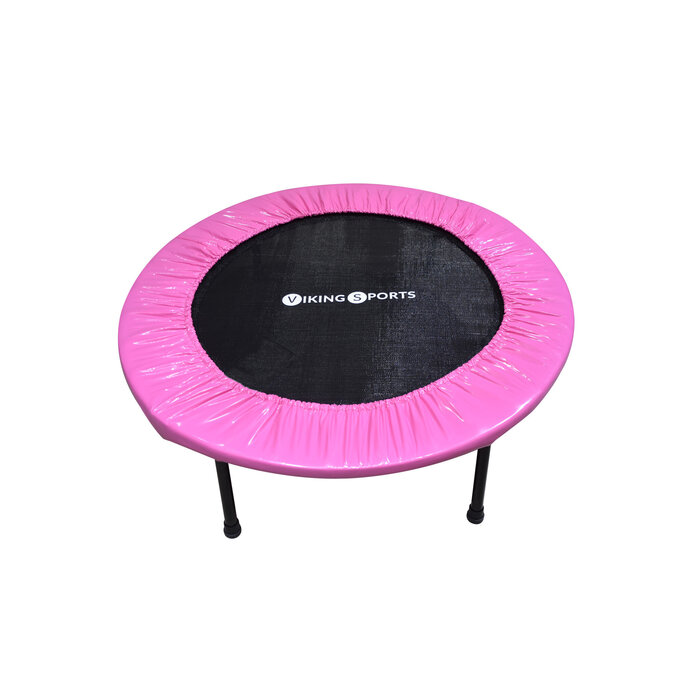 Viking Choice Fitness-Trampolin faltbar, Pink - 101 cm - Jetzt bis zu 34% Rabatt sparen