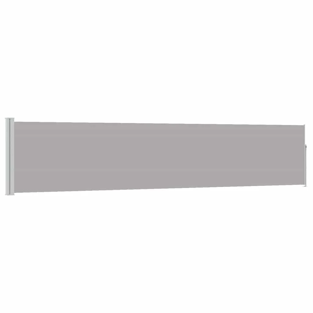 Vidaxl Ausziehbare Seitenmarkise 100x500 cm Grau - jetzt bis zu 40% günstiger