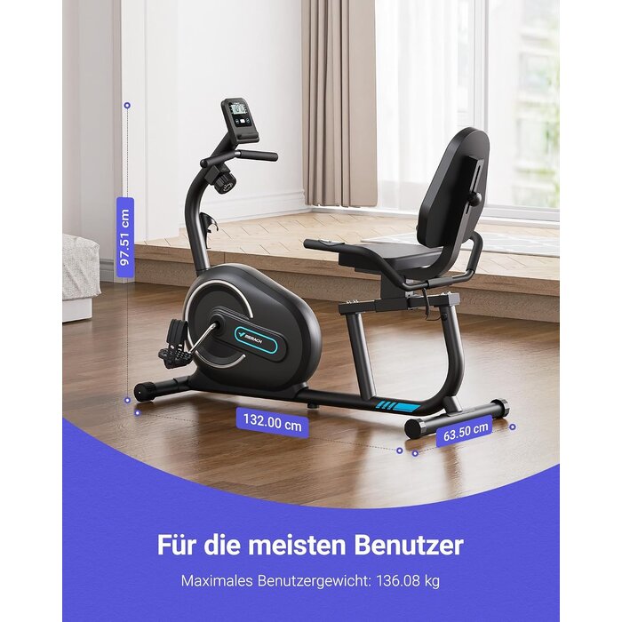 Liegeergometer für Zuhause - Fitnessbike mit App-Anbindung, bis zu 42% sparen