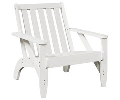 Vidaxl Adirondack Gartenstuhl Kiefernholz Weiß - Jetzt bis zu 41% sparen
