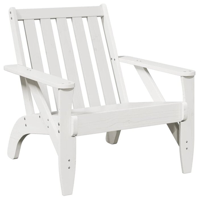 Vidaxl Adirondack Gartenstuhl Kiefernholz Weiß - Jetzt bis zu 41% sparen