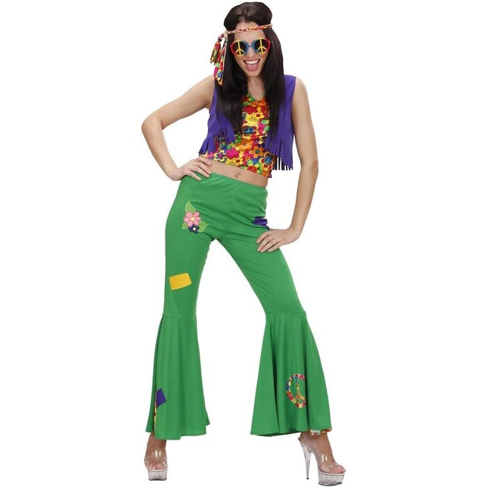 Hippie Kostüm Woodstock Stil Blau M - Jetzt bis zu 38% sparen!