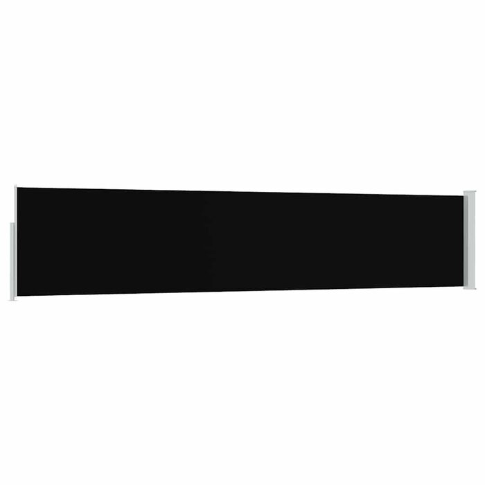 Vidaxl Seitenzugmarkise 100x500 cm Schwarz - Sichtschutz - bis zu 40% günstiger
