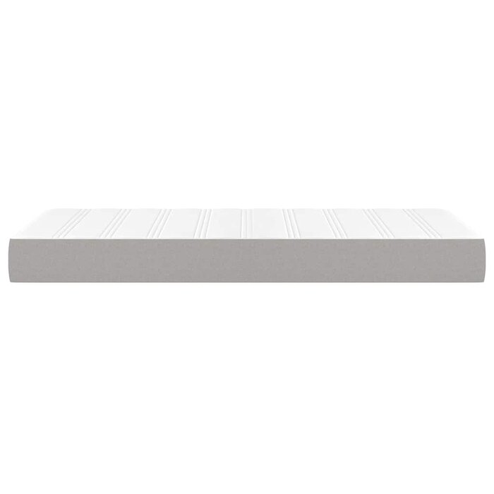 Vidaxl Taschenfederkernmatratze 80x200cm, mittelfest, Hellgrau - bis zu 30% sparen