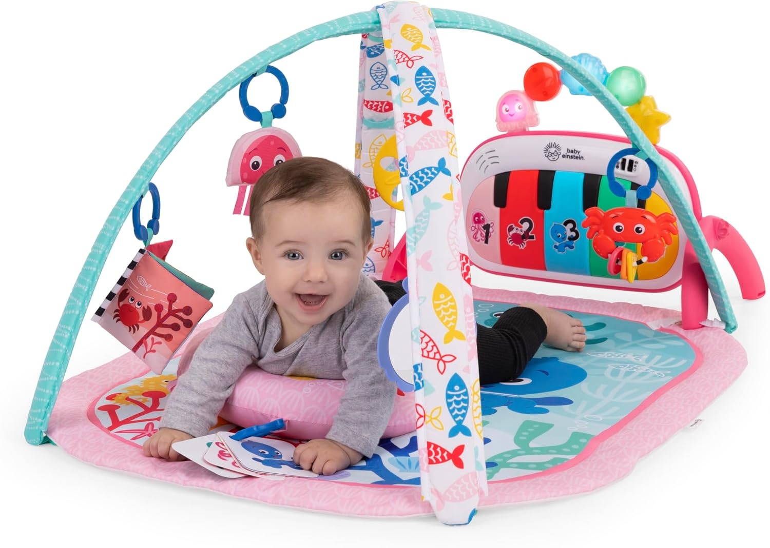 4-in-1 Musik-Spielmatte für Babys - Rosa - Bis zu 40% Rabatt