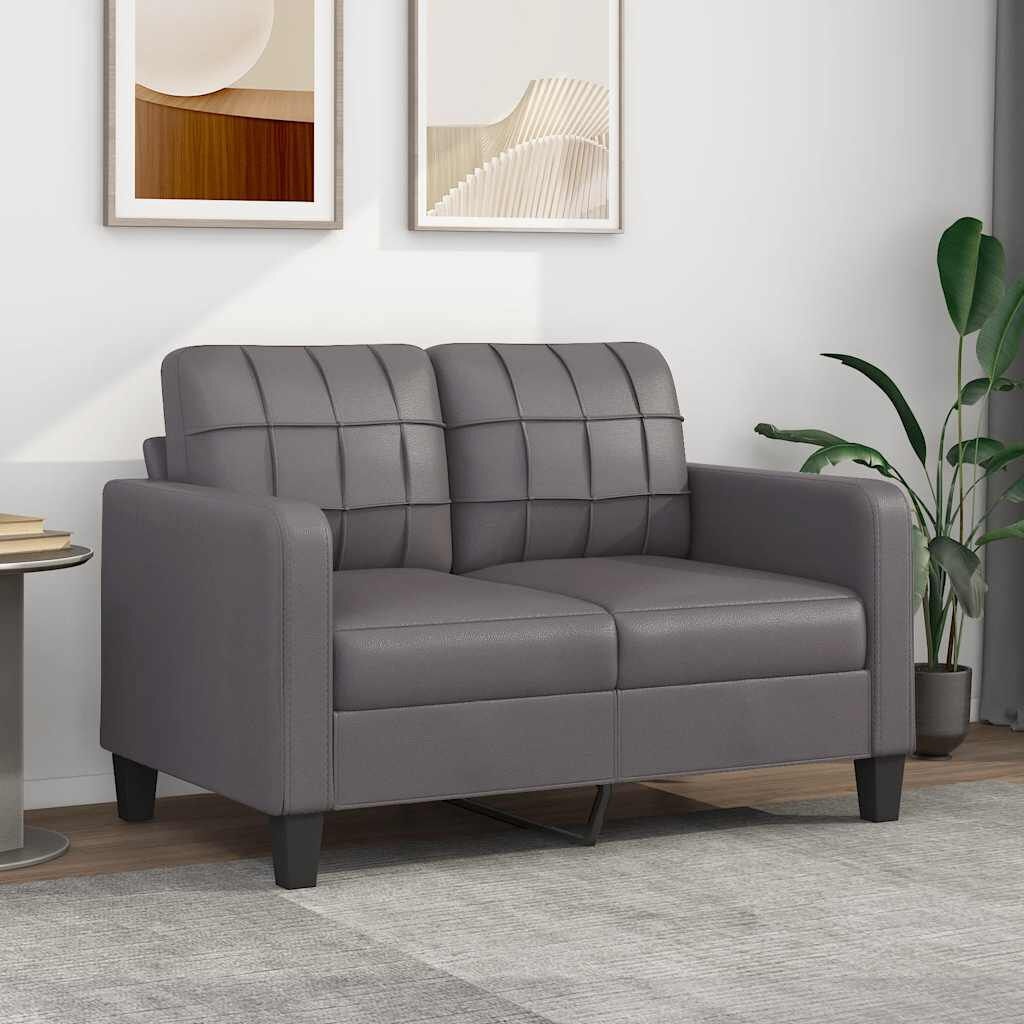 Vidaxl Modernes 2-Sitzer Sofa in Grau - 120 cm Breite - jetzt bis zu 41% günstiger