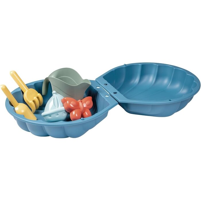 Mini-Sandkasten Muschelform mit Spielset - Jetzt bis zu 33% reduziert