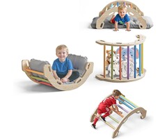 Kletterbogen für Kinder - Regenbogen-Design - bis zu 34% Rabatt