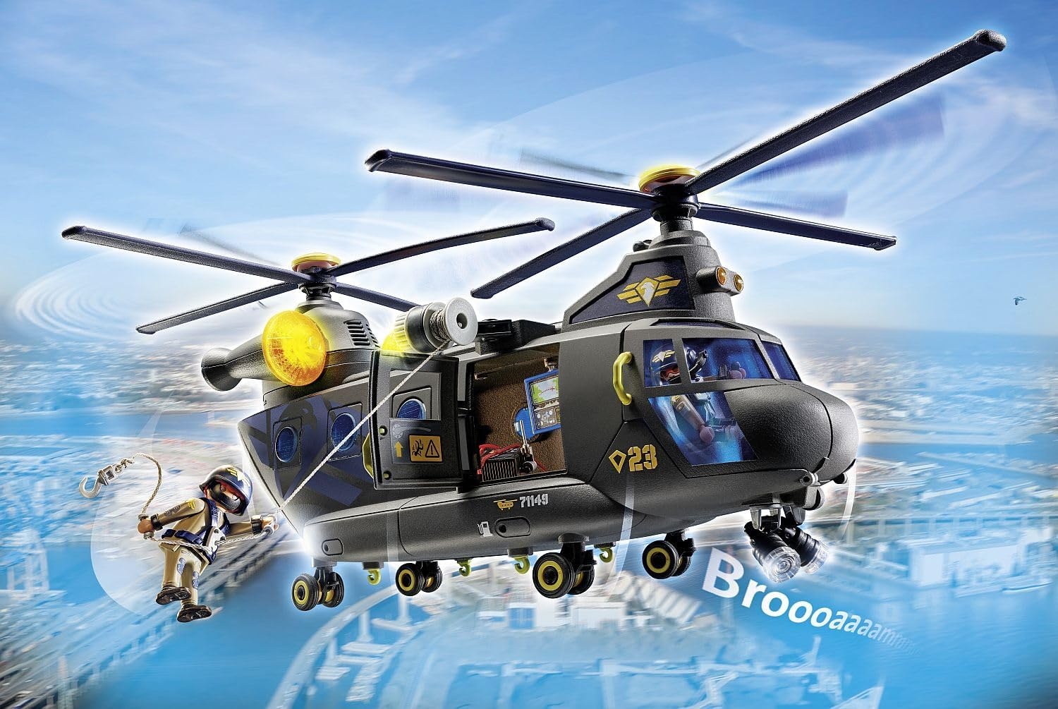 Polizei-Rettungshubschrauber mit Seilwinde - bis zu 40% Rabatt