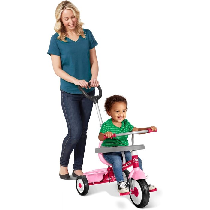 3-in-1 Dreirad Rosa - Mitwachsendes Kinderfahrrad bis zu 39% günstiger