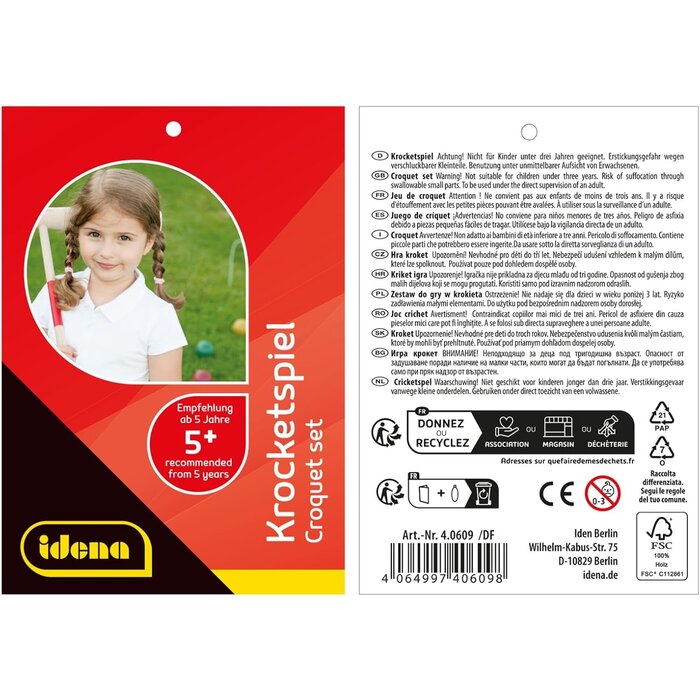 Krocket-Set für Kinder - Outdoor-Spielspaß aus Holz bis zu 32% günstiger