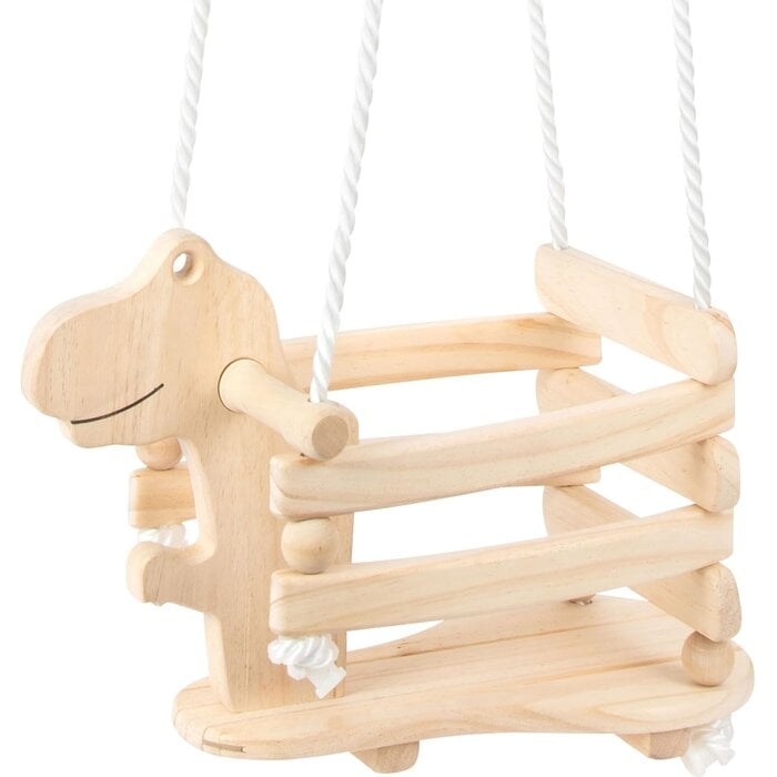 Dinosaurier-Schaukelsitz aus Holz - Jetzt bis zu 38% günstiger sichern