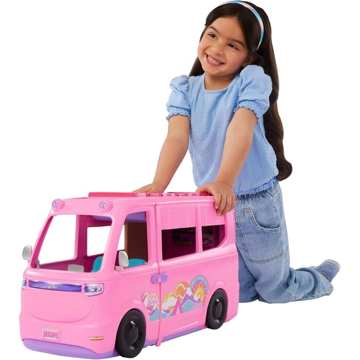 Spielzeug-Wohnmobil mit Dachzelt & 60+ Zubehörteilen - bis zu 45% günstiger