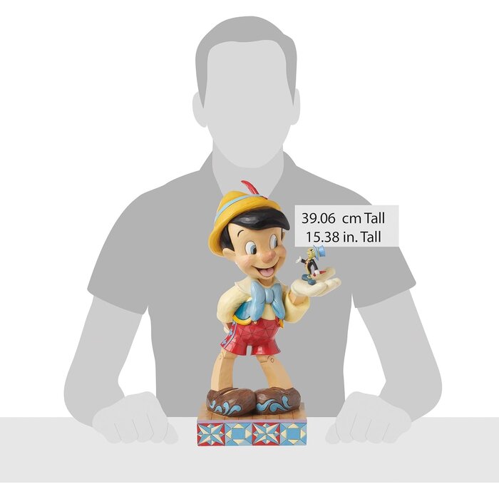 Disney Pinocchio Sammelfigur 39 cm - Jim Shore Stil - bis zu 41% sparen