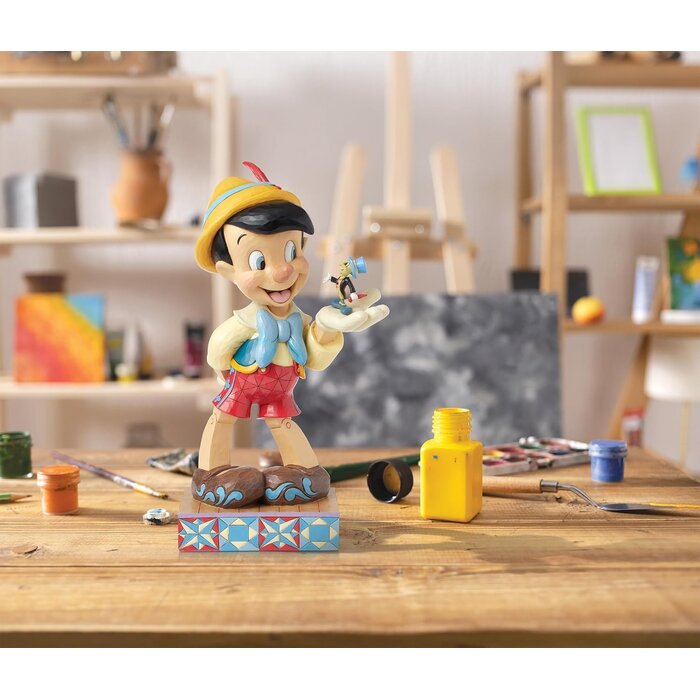 Disney Pinocchio Sammelfigur 39 cm - Jim Shore Stil - bis zu 41% sparen