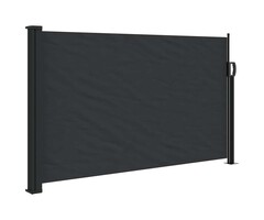 Vidaxl Ausziehbare Seitenmarkise 120x600 cm Schwarz - Bis zu 36% Rabatt