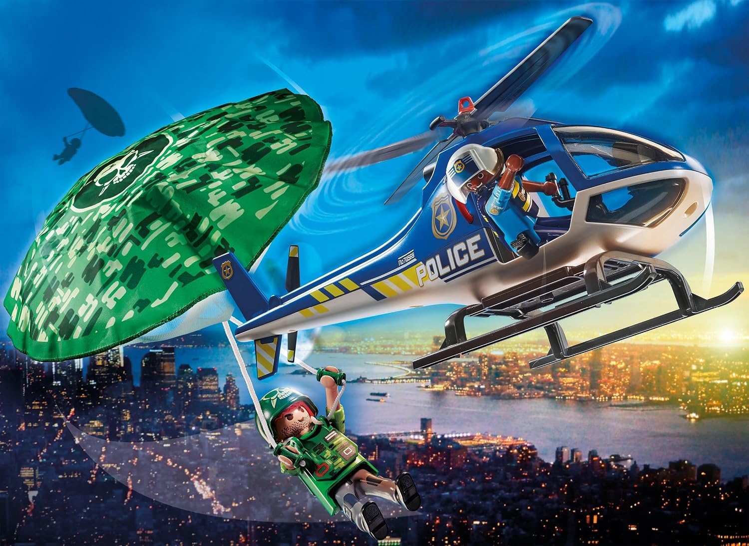 Polizeihubschrauber mit Fallschirm-Funktion - bis zu 39% sparen