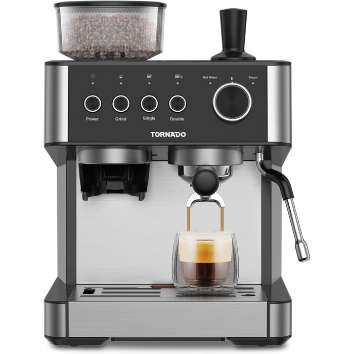 Halbautomatische Espressomaschine 20 bar mit Mahlwerk - bis zu 42% Rabatt