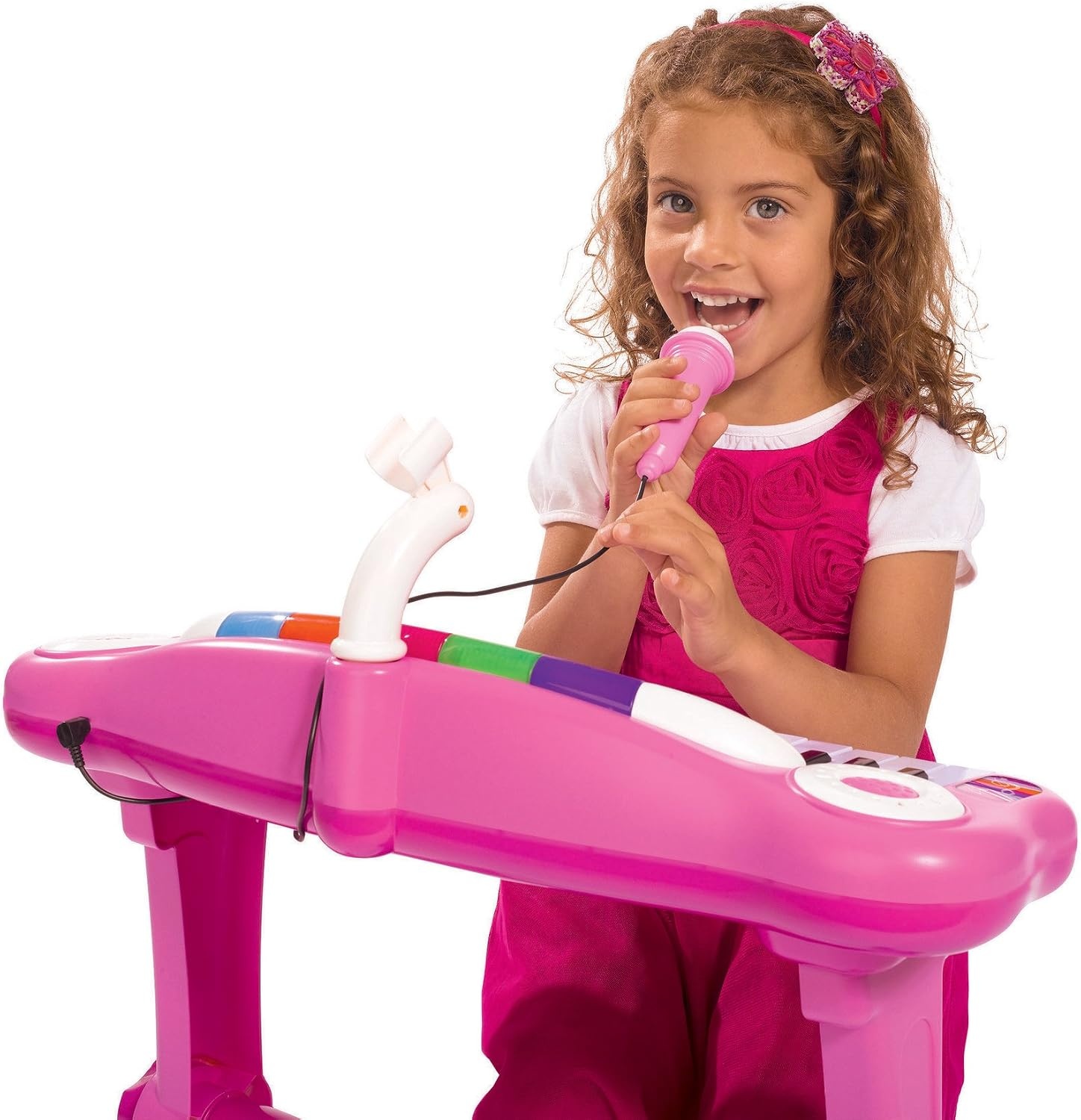 Kinder-Keyboard mit Hocker - Rosa - 31 Tasten - bis zu 40% Rabatt