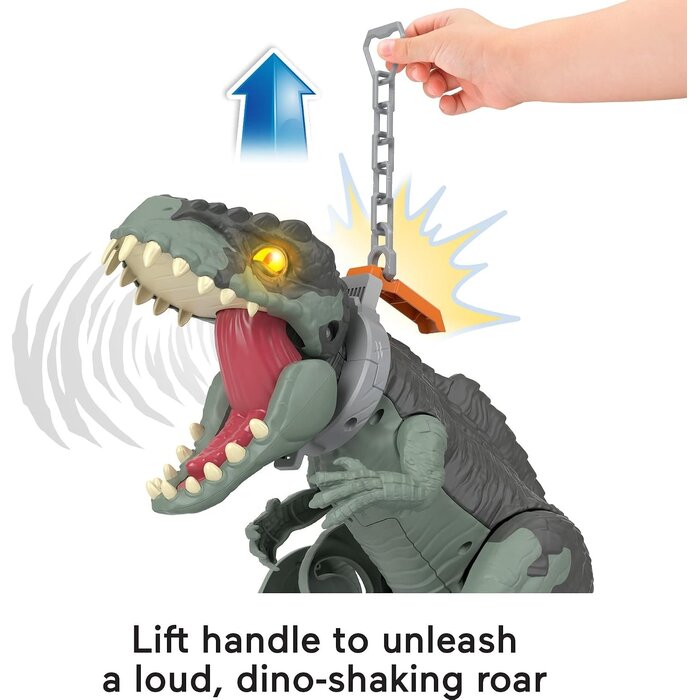 Fisher Price Jurassic World Giga Dinosaurier Figur - 40 cm, Sound & Bewegung - bis zu 41% sparen