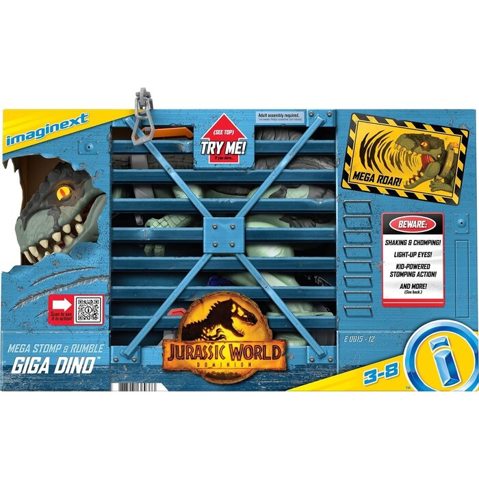 Fisher Price Jurassic World Giga Dinosaurier Figur - 40 cm, Sound & Bewegung - bis zu 41% sparen