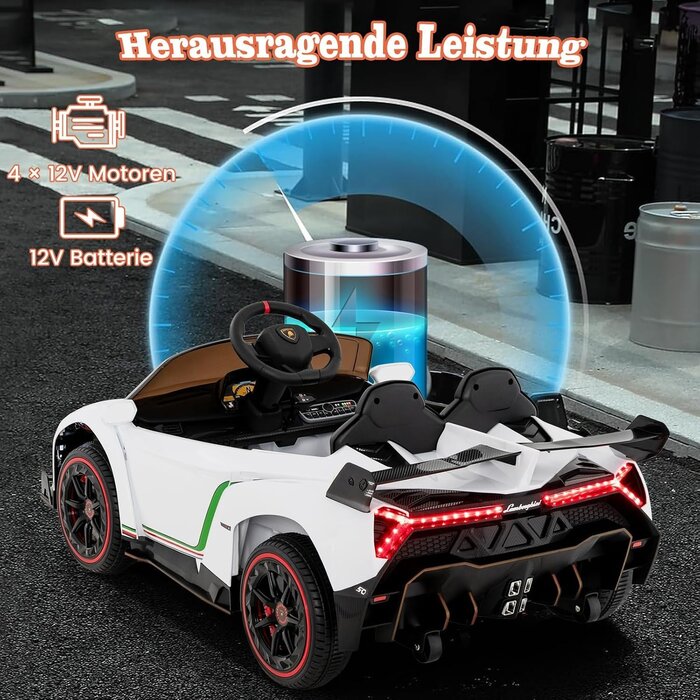 Elektrisches Kinderauto 12V - 2-Sitzer mit Allrad - bis zu 41% Rabatt!