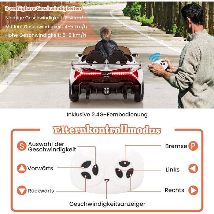 Elektrisches Kinderauto 12V - 2-Sitzer mit Allrad - bis zu 41% Rabatt!